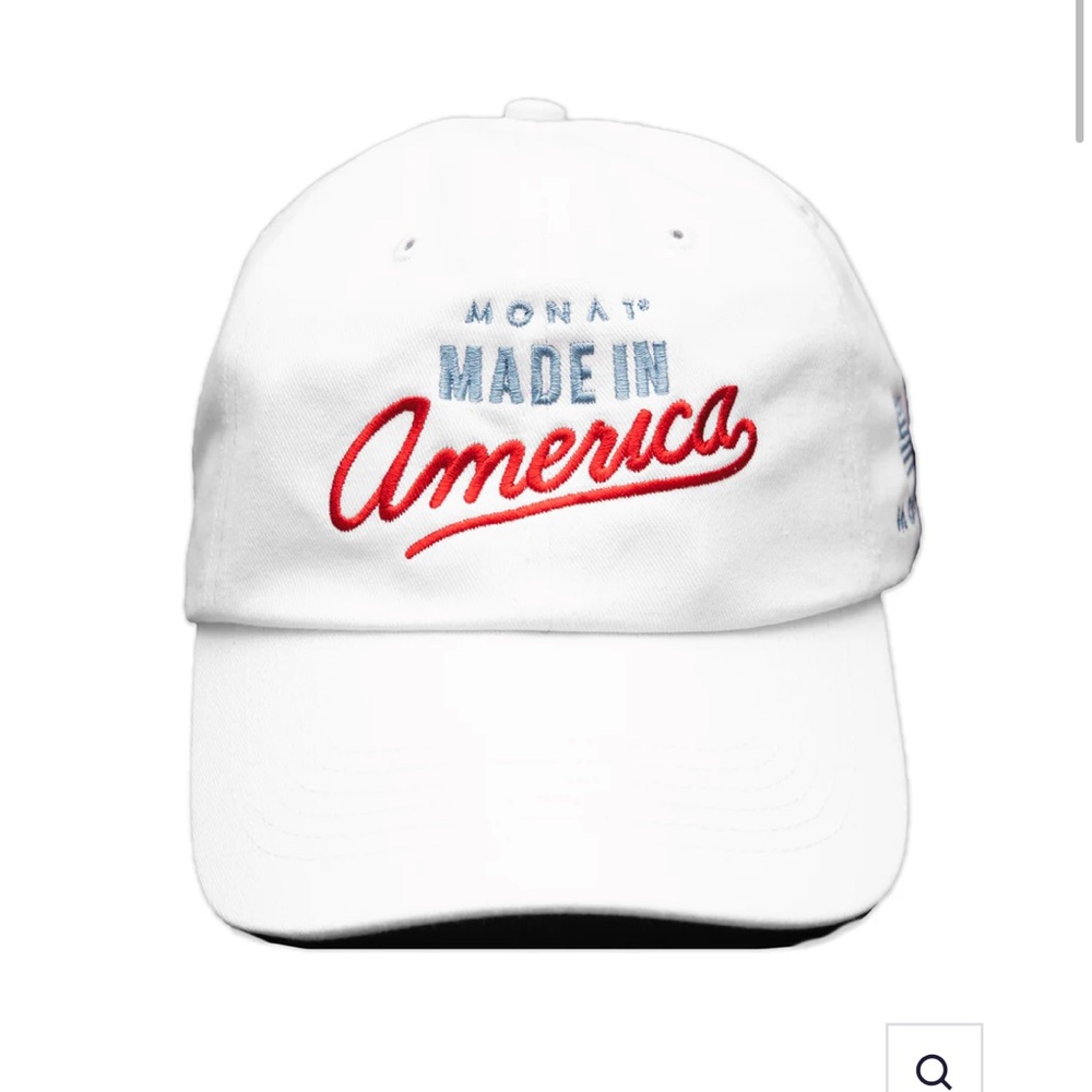 Monat White and Red Women's Hat